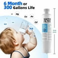 thumbnail image 3 of Water Filter DA97-17376B DA97-08006C HAF-QIN Refrigerator Water Filter-week, 3 of 4