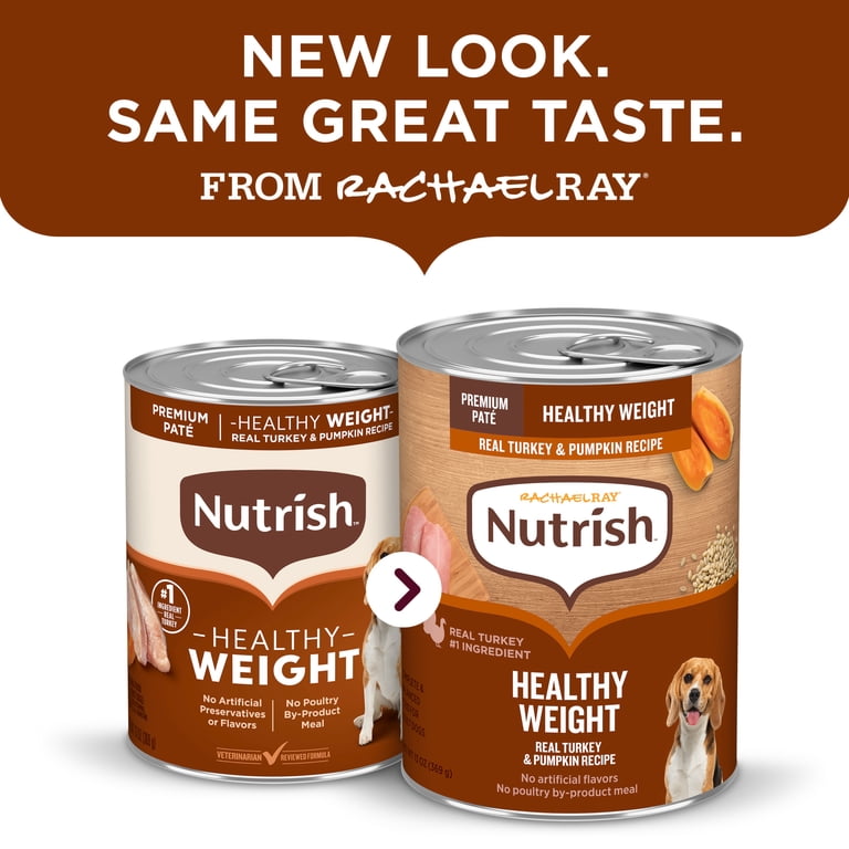 Healthy Weight Wet Dog Food, Turkey & Pumpkin, 12-Pack photo 2