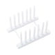 thumbnail image 1 of Cateissary Hogares modernos plástico multiusos placa olla tapa soporte escurridor secado escurridor gabinete organizador Organizadores de utensilios de cocina blanco, 1 of 6