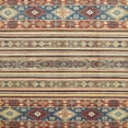 thumbnail image 1 of Ahgly Company Indoor Square Abstract Chestnut Brown Oriental Area Rugs, 6' Square, 1 of 6