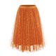 thumbnail image 1 of Faldas Largas para las Mujeres de Verano Estrella Impresión en Capas Torta Irregular Malla Lentejuelas Maxi Falda, 1 of 2