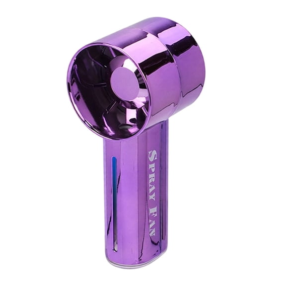 HHGBAD Portable Handheld Misting Fan, USB Rechargeable with Strong Airflow, Silent Design for Outdoor Activities, Ideal for Camping and Commuting, Perfect for Adults and Travelers