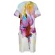 thumbnail image 4 of Vestido colgante con bolsillos para mujer traje de noche con estampado de acuarela para baile Fucsias, 4 of 6