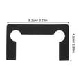 thumbnail image 5 of KAKOWELY glass door pad for shower 10pcs Shower Glass Door Strip Glass Door Pad Shower Shower Door Pad Replacement Shower Door Plastic Pad Shower Glass Door Seal Strip, 5 of 5