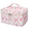 thumbnail image 1 of Bolsa de maquillaje Gosect Floral Coquette Aesthetic Travel Pink, 1 of 6