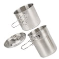 thumbnail image 4 of Camp Cook Set, Camping Cookware 2Pcs  For Hiking For Picnic For Camping For Backpacking, 4 of 8