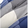 thumbnail image 6 of Home Soft Things 3 Piece Washed Cotton Duvet Cover Set - Buffalo - Royal Blue - Queen (92" x 90"), 6 of 6