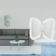 thumbnail image 2 of Contenedor de almacenamiento,Mini armario organizador de cosméticos de escritorio,Cojín con lazo bonito,Almohada con forma de lazo,bonito cojín decorativo con lazo,Funda de almohada con lazo, 2 of 8