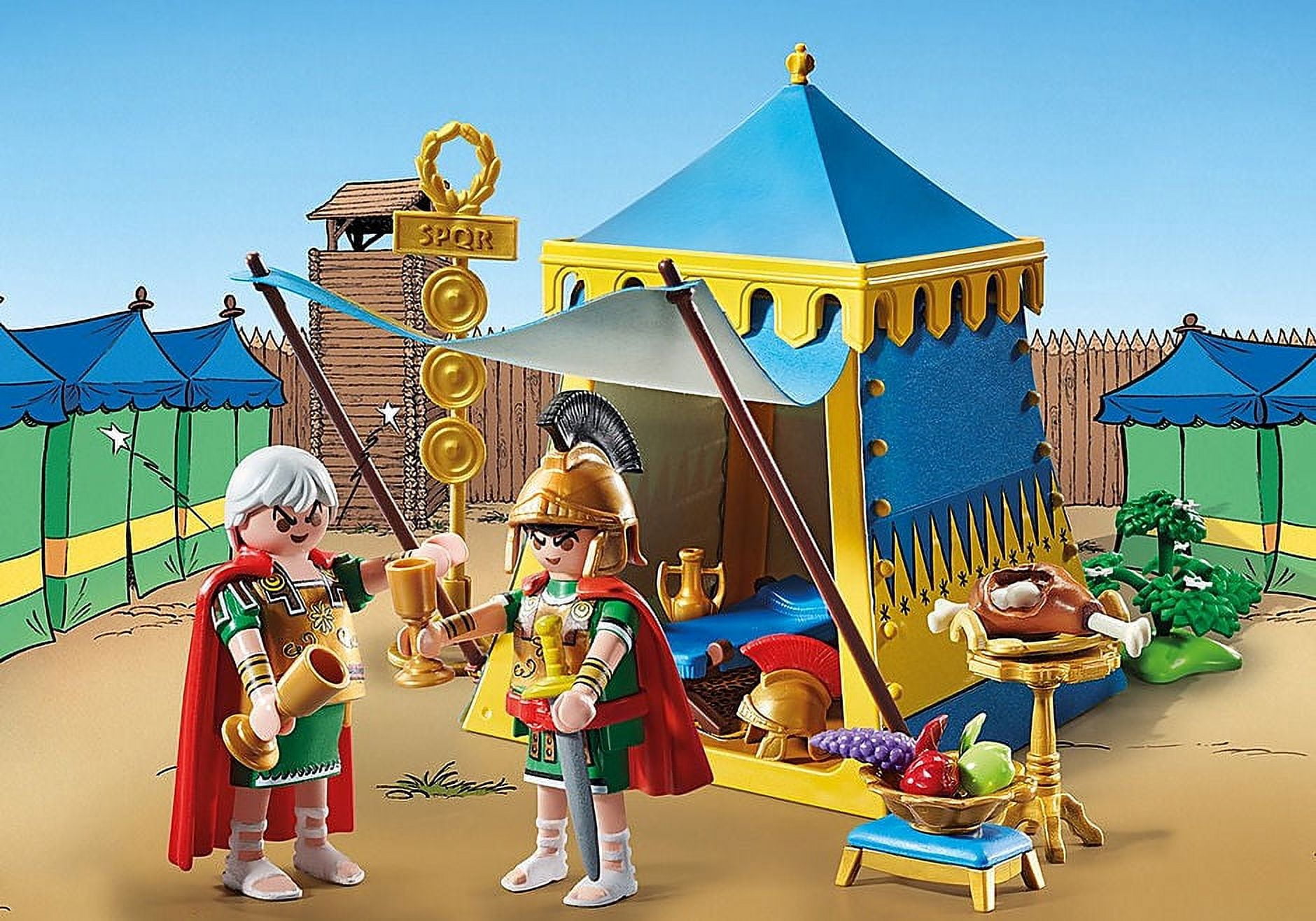 Playmobil 71015 Asterix Set - Roman Centurion Soldier's Fort Tent