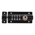 thumbnail image 2 of Combination  Lock, Combination Latch Lock Rustproof High Tensile Strength Waterproof Black  For Window Cabinet Door File Furniture, 2 of 8