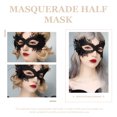 thumbnail image 2 of Máscara de mascarada de fieltro Máscara de baile negro MÁSQUIE MÁSCARA MÁS MÁSCARA MÁS MÁSCARA PROPORTE PARA FIESTA, 2 of 6