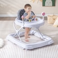 thumbnail image 2 of Costway Andador para Bebés Plegable con Ruedas Altura Ajustable a 3 Niveles Cojín de Asiento Desmontable Andador para Niños 6-36 Meses, 2 of 9