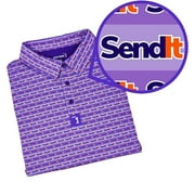 Bogey Bros Mens 4 Way Stretch Short Sleeve Golf Polo Shirt