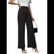 thumbnail image 2 of Pantalones de Trabajo Elásticos de Pierna para Mujer, Pantalones de Vestir de Cintura Alta, Pantalones Casuales de Negocios, Pantalones de Vestir Negro L, 2 of 9