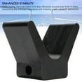 thumbnail image 4 of Rubber Bow Stop, High Toughness Reduce Impact Boat Trailer V Bow Stop 2 in Width Trailer Boat V Block  for Towing Process, 4 of 7