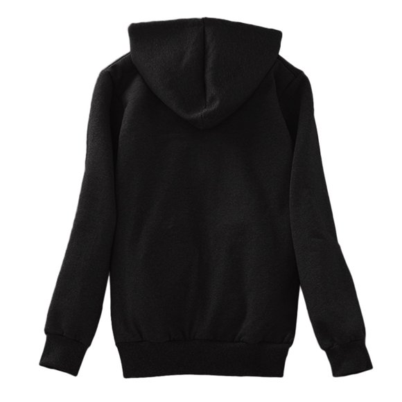 Pavied Jackets for Women,Fleece Jacket Women,Women's Casual Winter Warm Sherpa Lined Zip Up Hooded Sweatshirt Jacket Coat ,Hoodies for Women,Long Sleeve Tops,Fall Outfits,Black XL