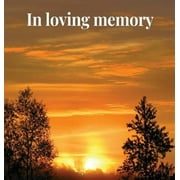 LULU AND BELL Memorial Guest Book (Hardback cover): Memory book, comments book, condolence book for funeral, remembrance, celebration of life, in loving memory funeral guest book, memorial guest book, memorial serv