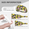 thumbnail image 2 of Lemon tropical leaves Headbands for Women Men, Workout Elastic Sweat Band for Yoga Running Cycling Gym Exercise Non Slip Head Bands for Women's Hair, 2 of 5