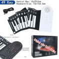 thumbnail image 1 of Electronic Hand Roll Piano 49 61 88 Key Beginner Keyboard Instruments Kids Learning Toys for Children Boys Musical Girls Music 49 Key-(Boxed) B, 1 of 6