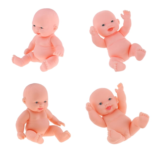 2 de bebé realistas de vinilo completo con expresión facial, juguete para para niños