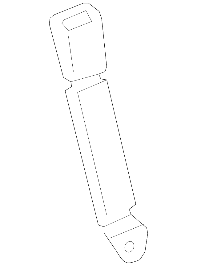 Genuine OE Toyota Buckle End - 73390-0C020-E0