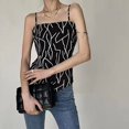 thumbnail image 1 of SAYOO Women Irregular Backless Camisole, Boat Neck Off-the-shoulder Tops, 1 of 7