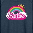 thumbnail image 3 of Barbie the Movie - Barbie Logo Rainbow - Women's Lightweight French Terry Long Sleeve Shirt, 3 of 5