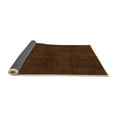 thumbnail image 2 of Ahgly Company Indoor Square Abstract Orange Modern Area Rugs, 4' Square, 2 of 4