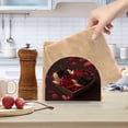 thumbnail image 6 of Napkin Holder for Table Kitchen Paper Tissue Organization Standing Paper Napkin Storage Elegant Heart-shaped Gift Box, 6 of 8