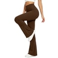 thumbnail image 6 of Yoga Pants with Pockets for Women High Waisted Tummy Control Stretchy Flare Leggings Breathable Bootcut Workout Pants, 6 of 6