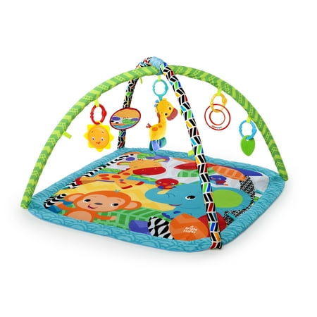 UPC 074451521698 product image for Bright Starts Zippy Zoo Activity Gym and Play Mat with Take-Along Toys  Ages New | upcitemdb.com