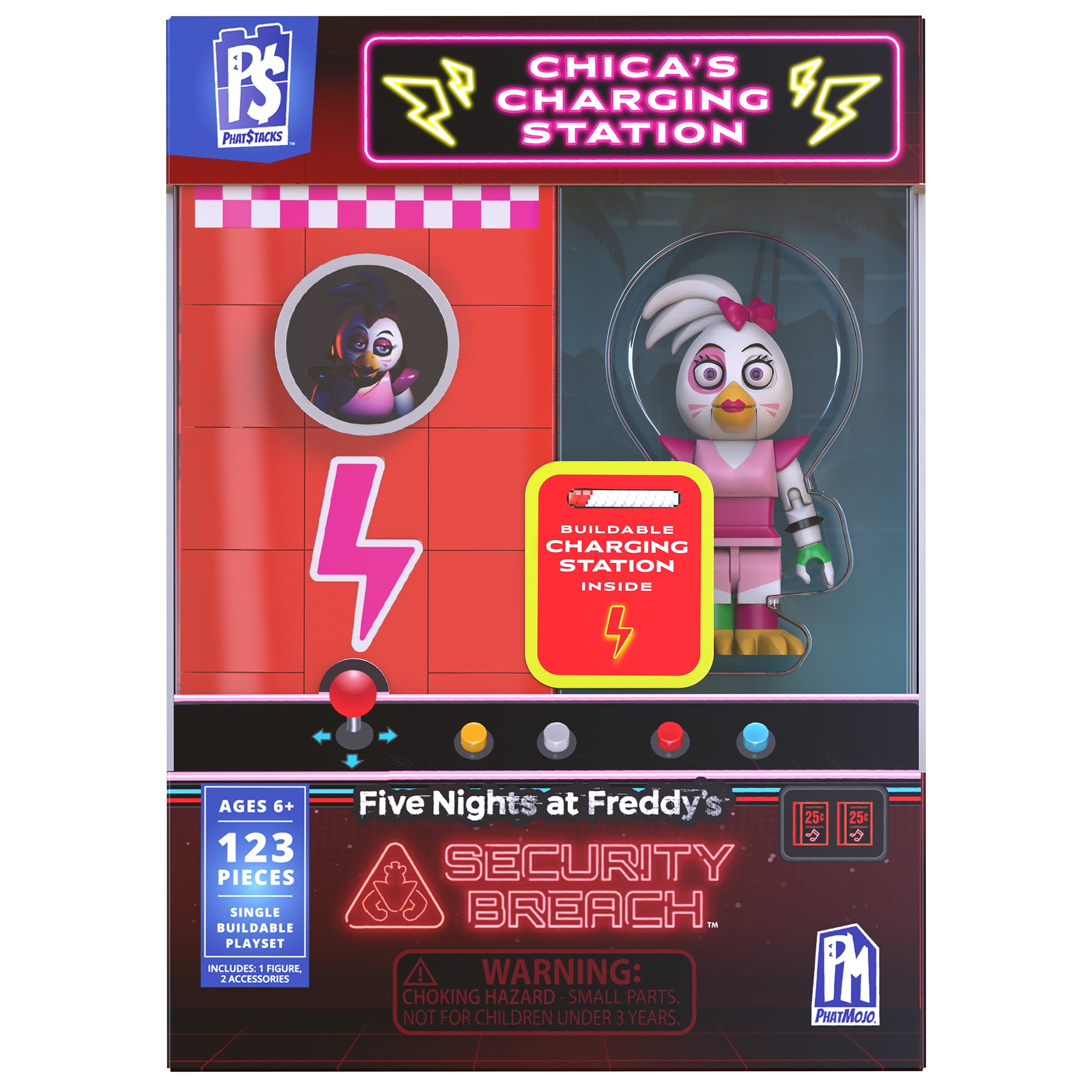 Five Nights at Freddy's Roxanne buildable action figure - Walmart.com