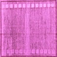 thumbnail image 1 of Ahgly Company Indoor Square Oriental Purple Modern Area Rugs, 4' Square, 1 of 4
