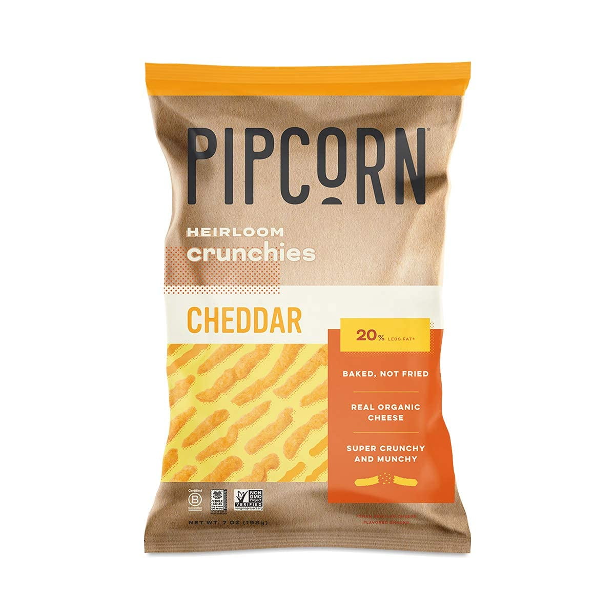 Pipcorn Crunchies Cheddar -- 7 oz Pack of 3 - Walmart.com