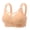 Khaki, variant on Jelly Bras For Women Womens Front Bra No Wires Anti Sagging Back Shaping Nylon Spandex Slim Fit Support Black 36-46