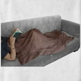 thumbnail image 6 of Abstract Soft Flannel Fleece Throw Blanket, Modern Graphic Design of a Round and Radial Shape Ombre Effect, Cozy Plush for Indoor and Outdoor Use, 60" x 80", Chocolate Dried Rose, by Ambesonne, 6 of 6