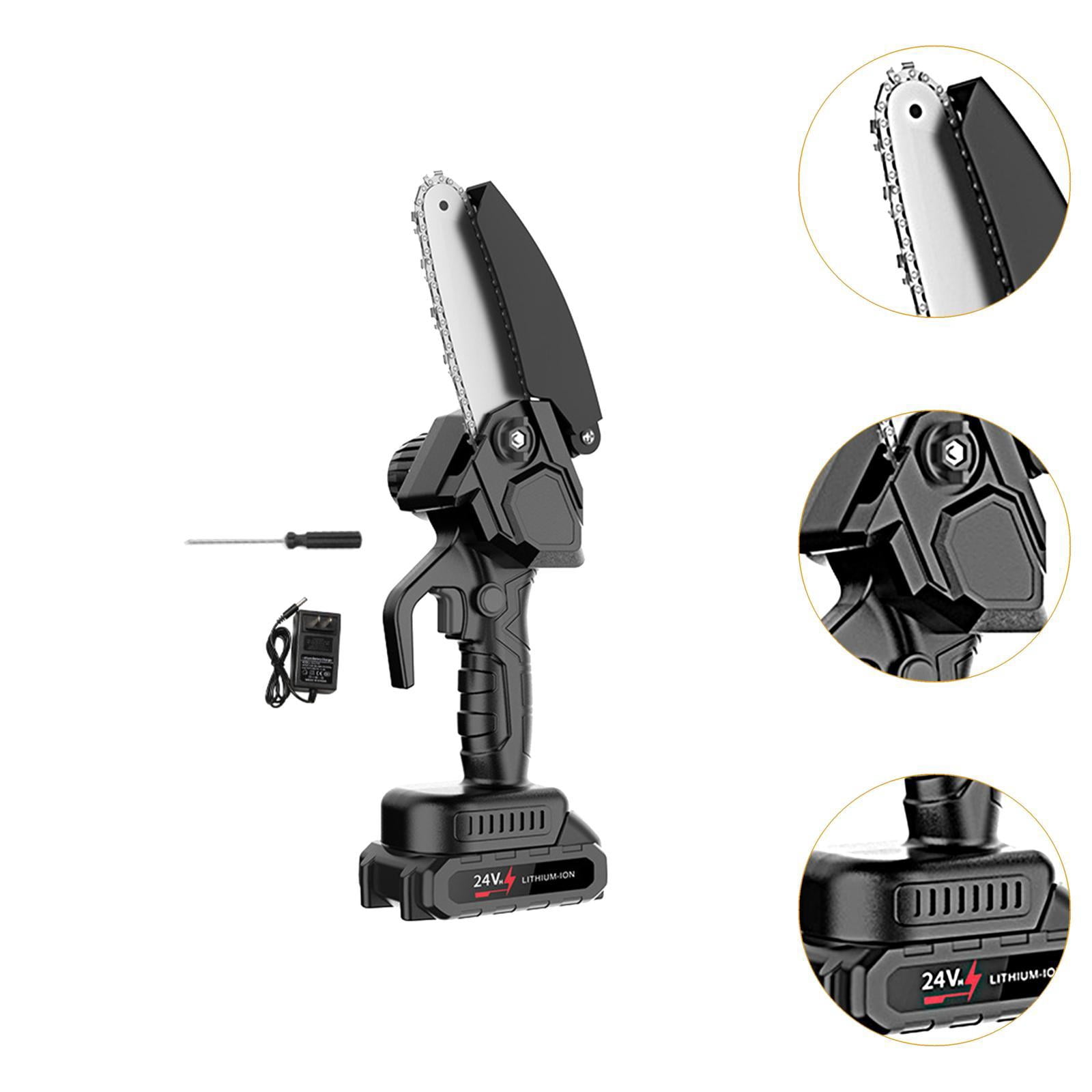 figatia Mini Sawing Machine, Handheld Chain Saw ,Chain Tool ,Small Pruning Shears Electric Sawing Machine for Pruning Logging, Trimming Household