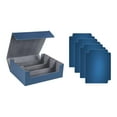 thumbnail image 4 of Caja para baraja de cartas, resistente y estándar, con capacidad para más de 1800 cartas, duradera y con 4 divisores. Gris azulado, 4 of 9