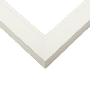 8x10 Frame White Solid Wood Picture Frame Width 1.625 Inches | Interior Frame Depth 0.6875 Inches |