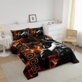 thumbnail image 3 of Erosebridal Rugby Lover Bedding Twin Comforter Set, Soccer Player Down Comforter, Honeycomb Gemoetric Decor, Breathable, 3 of 7