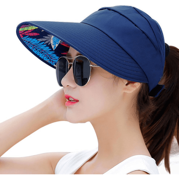 YEKEYI Sun Hats for Women Wide Brim UV Protection Sun Hat Summer Beach Packable Visor