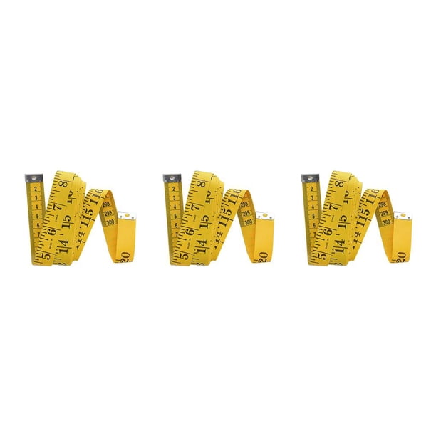 Toystoory Costura cinta métrica escala clara tela cuerpo regla métrica costura longitud cintura pecho medida centímetro metro amarillo Type1 NO1 Toystoory CBP217155
