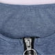 thumbnail image 3 of Camisas de manga larga para mujer, blusas casuales lisas con cremallera, blusas de moda de manga larga con cuello en V y botones decorados, talla XL, 3 of 3