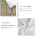 thumbnail image 4 of GZHJMY Bathroom Decorative Towel Set with Beautiful African Woman Pattern, 3-Piece Set with Bath Towel, Hand Towel & Washcloth, 4 of 7