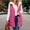 Hot Pink, variant on Long Vest Women Outerwear Reversible 2024 Fall Winter Warm Sleeveless Zip Up Hoodie Coat With Pockets Jackets Outerwear Women plus Size 4x down for It All Jacket Parks A Hunker down Jacket Oily Coat