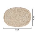 thumbnail image 3 of Corn Straw Woven Placemat Non-slip Kitchen Boiler Bowl Mat
 for Table Coasters Pots Pans, 3 of 3