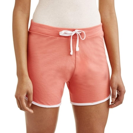 - Women's Athleisure Essential Dolphin Hem Short With Contrast Piping