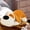 E, variant on D Soft Cuddly Lying Down Dog Plush Toy Shiba Inu Corgi Style Hugging Body Pillow For Kids Animal Doll