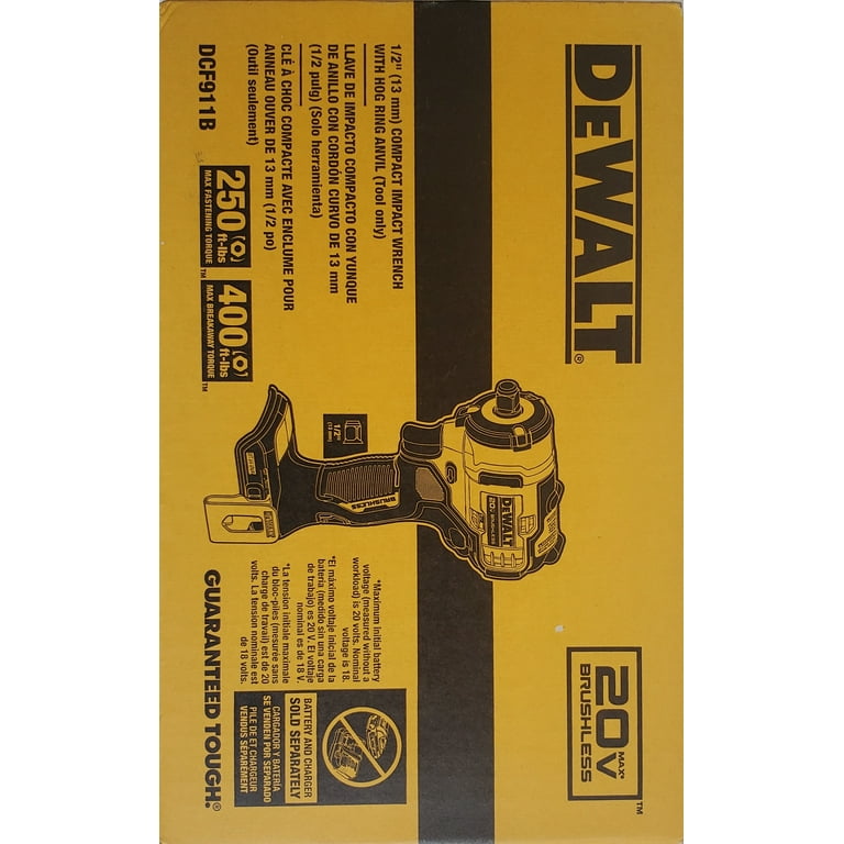 Dewalt 400 2024 ft lb impact
