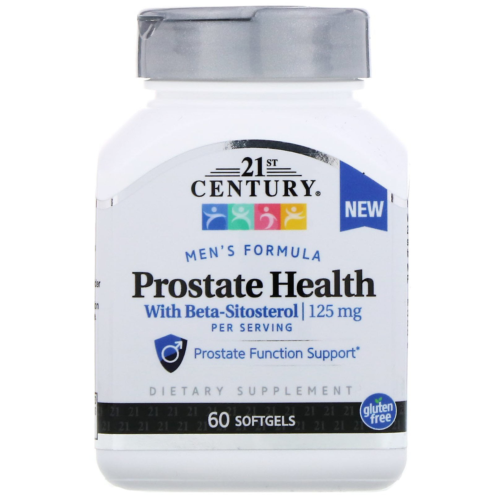 21st Century Prostate Health With Beta Sitosterol 125 Mg 60 Softgels